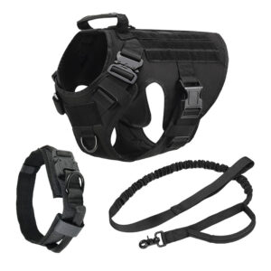 Dog Harness Set| Dog Harness Collar Leash Set| No Pull Dog Vest Harness