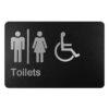 Braille Restroom Sign |  ADA Braille Toilet Sign