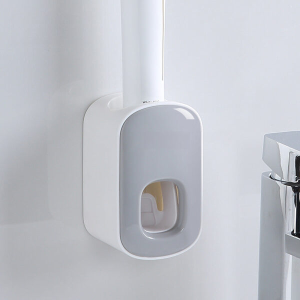 Wall Mounted Toothbrush Holder | Toothpaste Squeezer