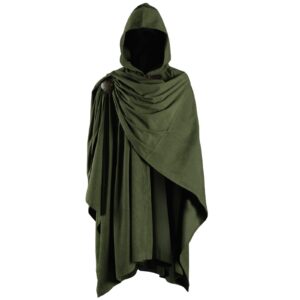 Medieval Hooded Cloak, Halloween Cape, Knight Costume Cloak