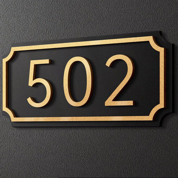 Room Number Sign | 3D Wall Mounted Number Sign
