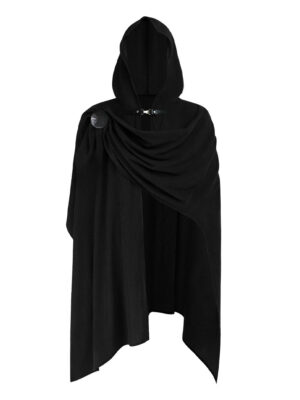 Medieval Cloak, Hooded Cloak, Knight Costume Cape